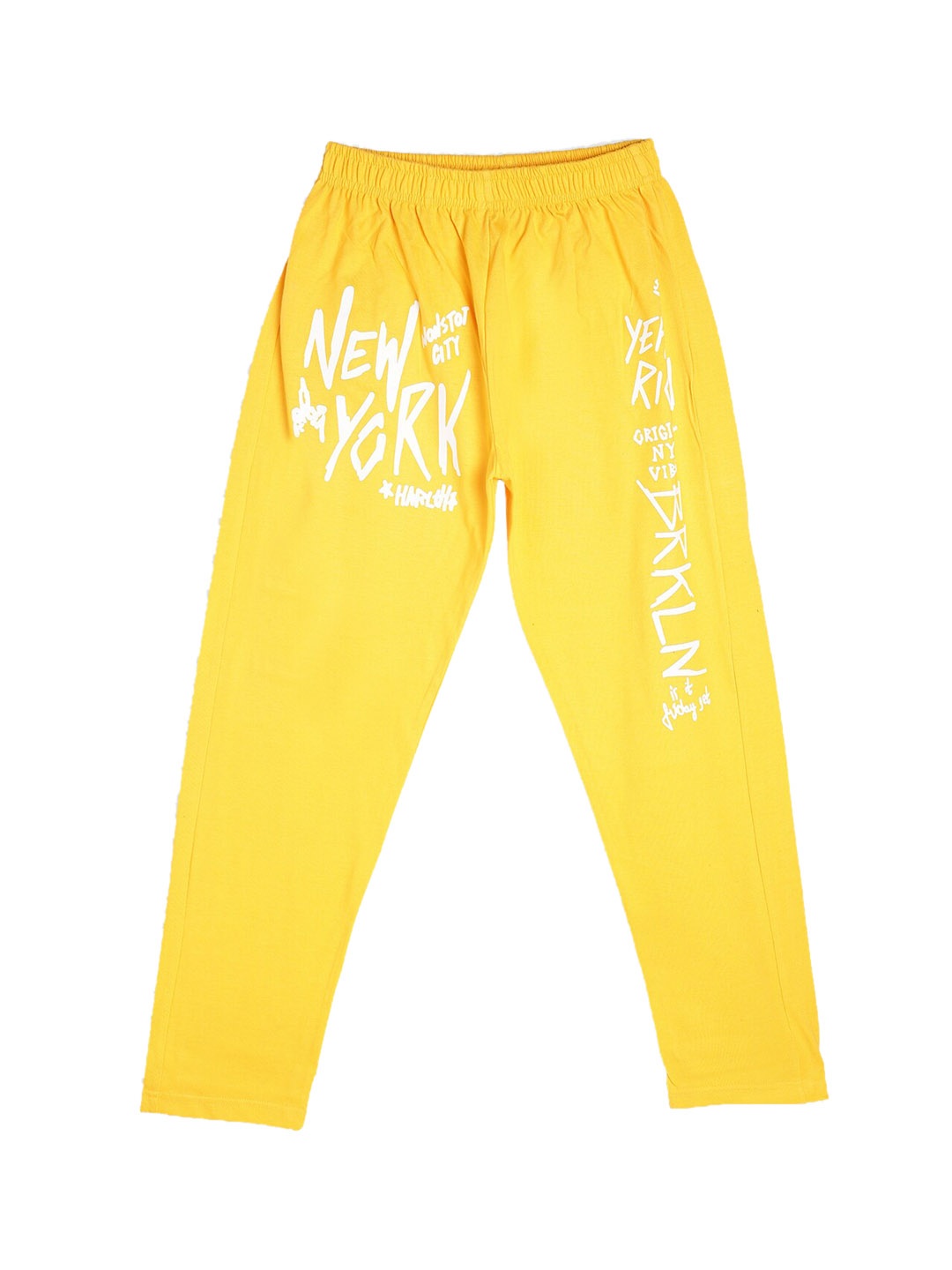 

Fashionable Kids Printed Pure Cotton Lounge Pant, Yellow