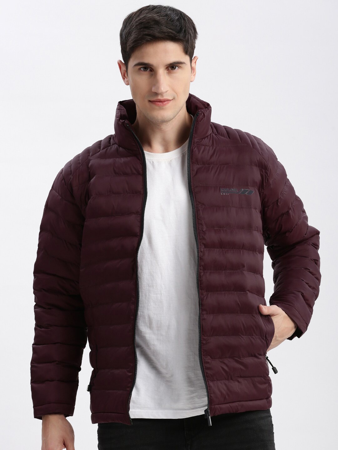 

SHOWOFF Windcheater Rapid-Dry Puffer Jacket, Burgundy