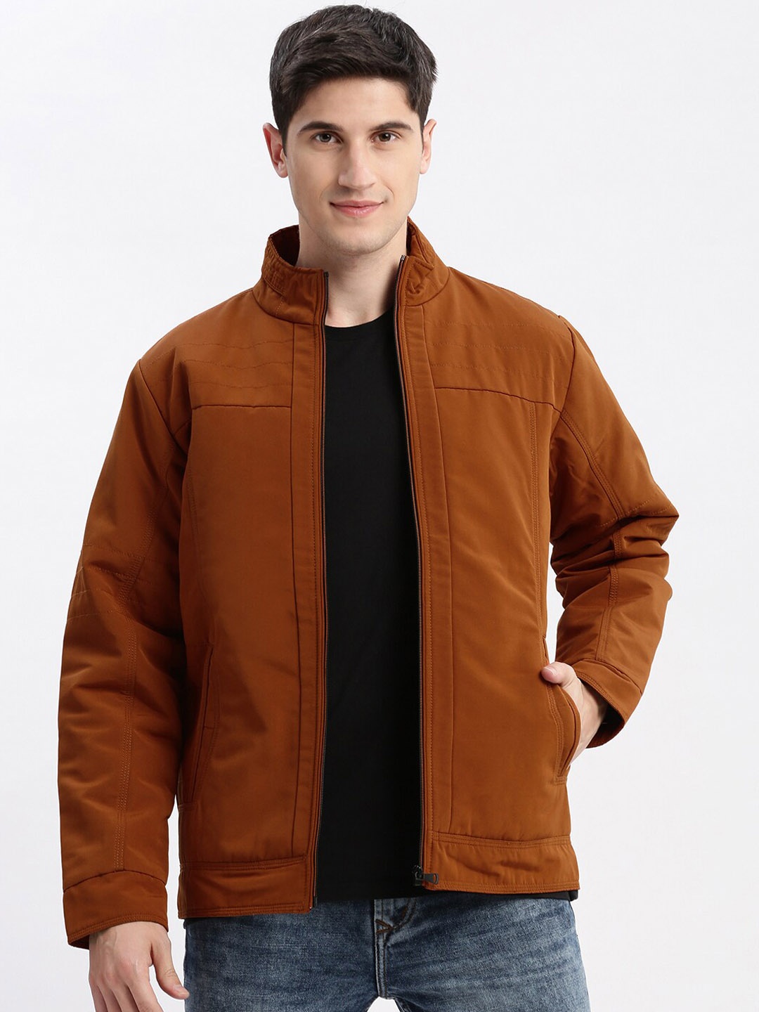 

SHOWOFF Rapid-Dry Windcheater Bomber Jacket, Rust