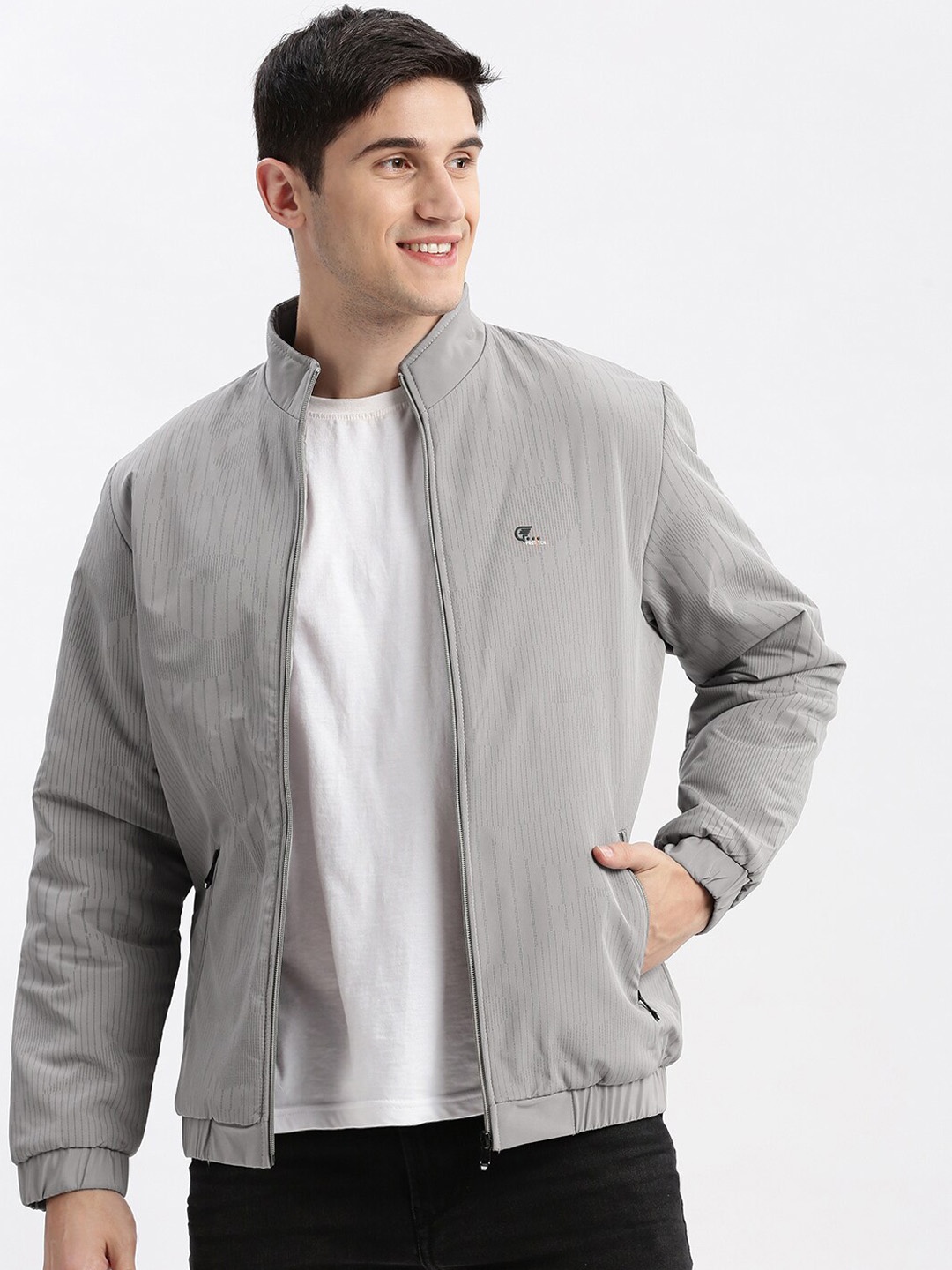 

SHOWOFF Windcheater Tailored Jacket, Grey