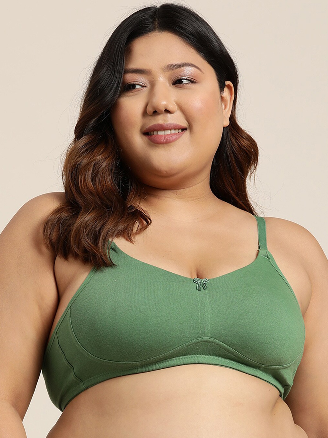 

Leading Lady SS/24 Full Coverage Non Padded T-shirt Bra- All Day Comfort, Green