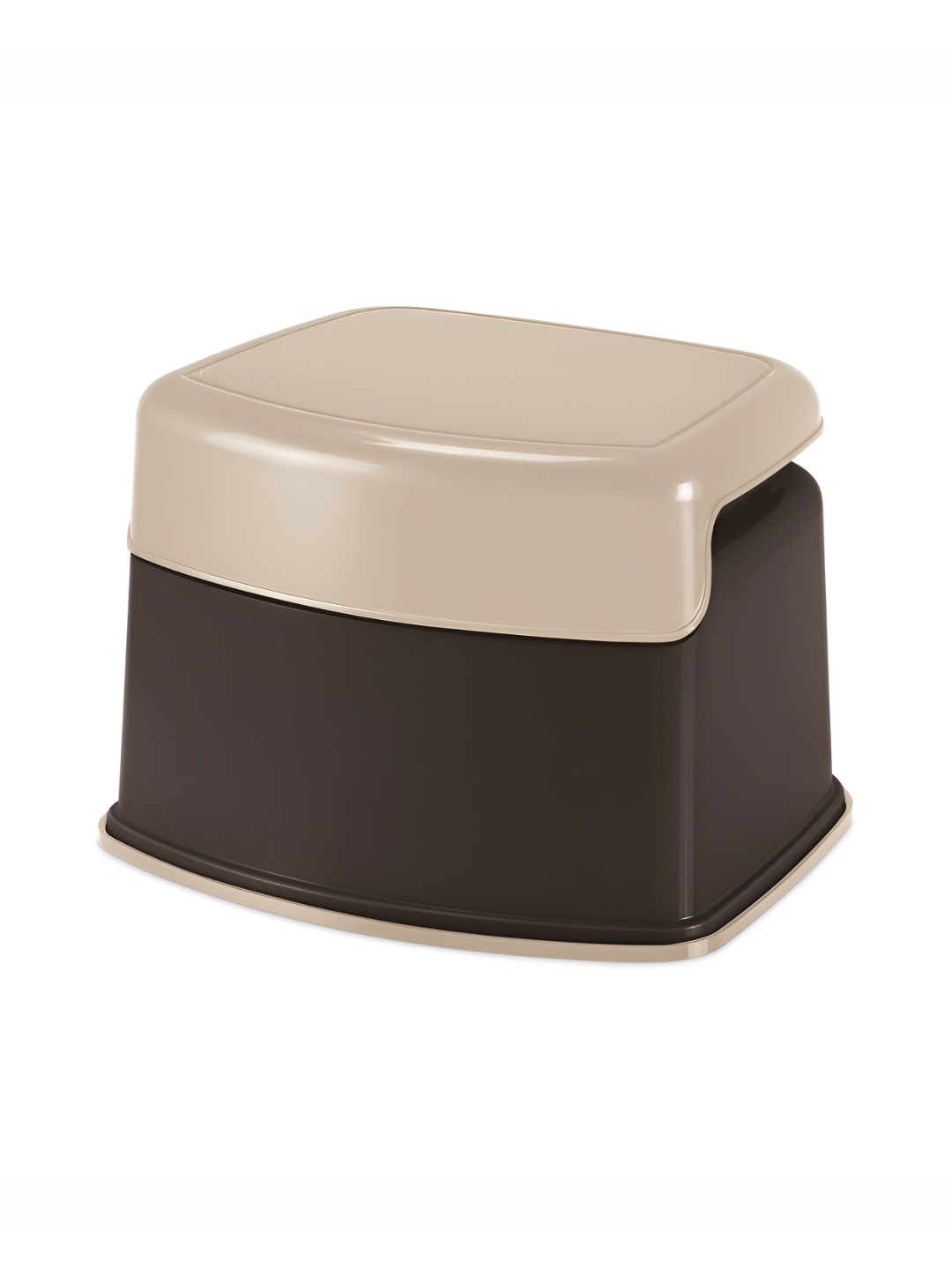 

Milton Swish Plastic Stool, Brown