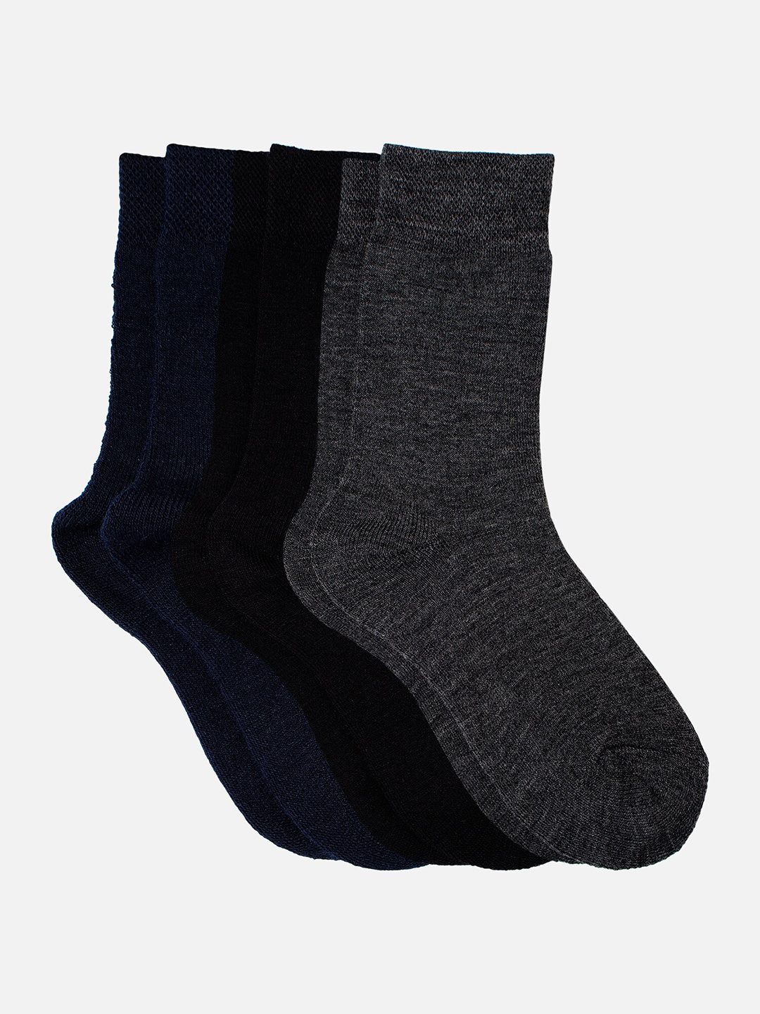 

Bodycare Kids Pack Of 3 Cotton Above Ankle Length Socks, Black