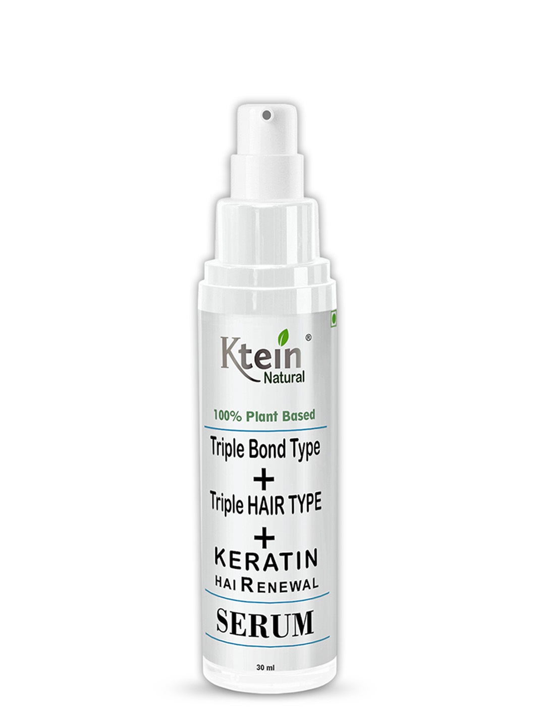 

Ktein Natural Triple Bond & Triple Layer Keratin Hair Renewal Serum - 30ml, White