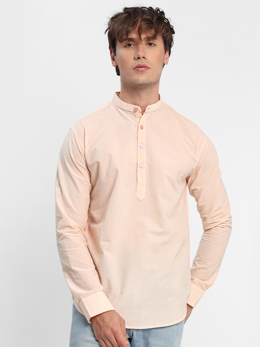 

Beyoung Classic Opaque Cotton Casual Shirt, Off white