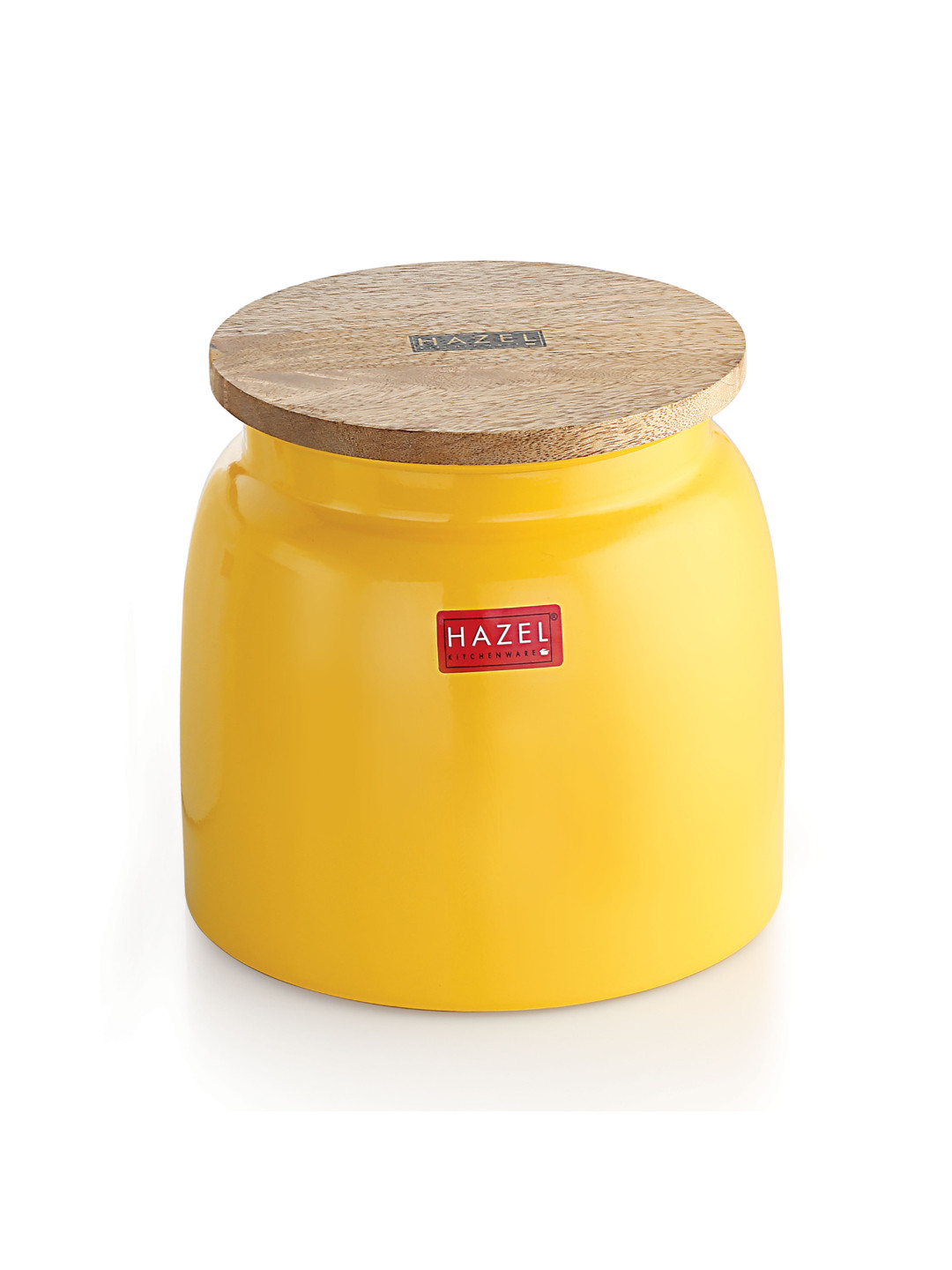 

HAZEL Yellow Metal Dishwasher Safe Air Tight Food Container 2.4L