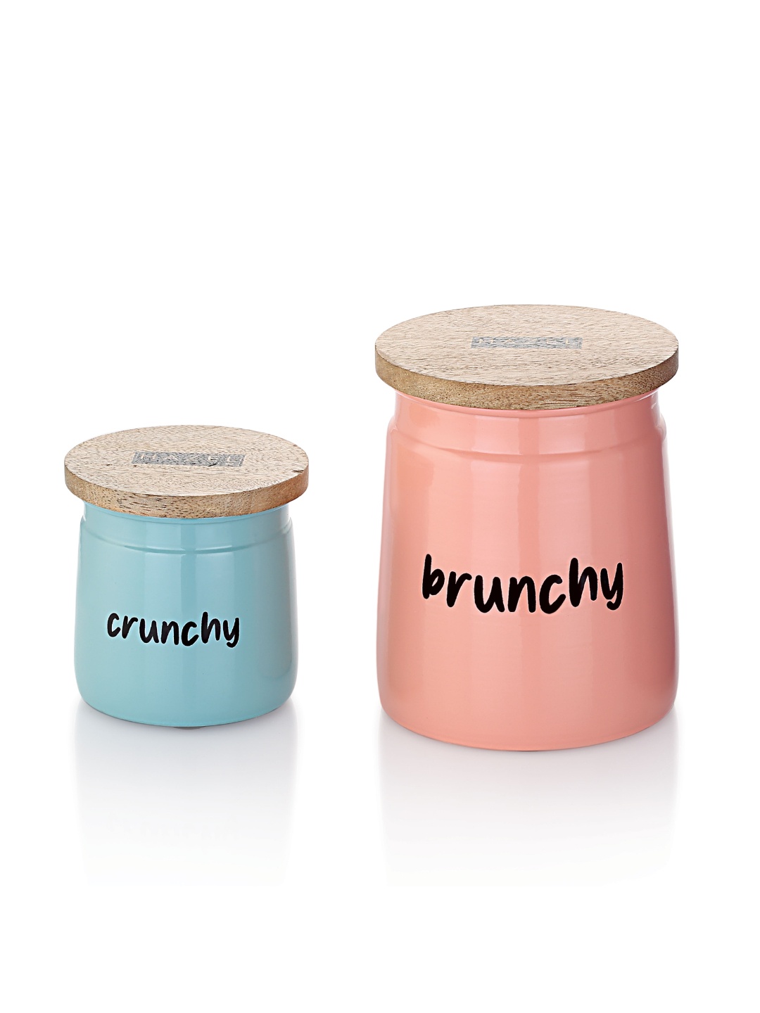 

HAZEL Blue & Peach Metal Dishwasher Safe Food Container 225 ML & 650 ML