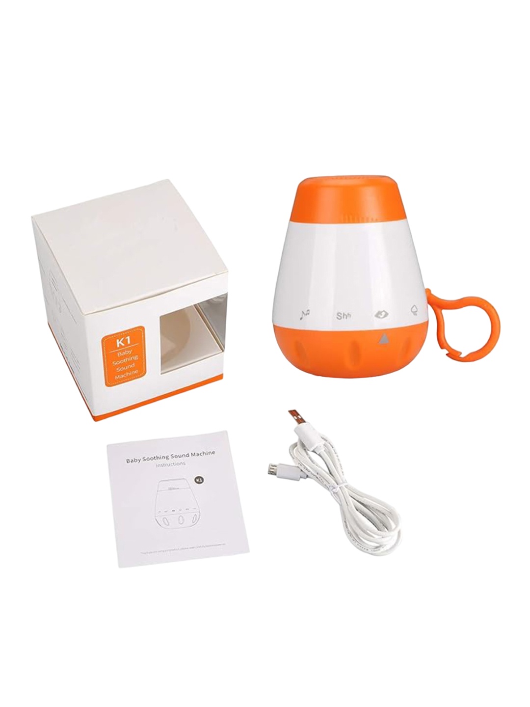 

Babymoon Infants Shusher Sound Miracle Sleep Machine, Orange