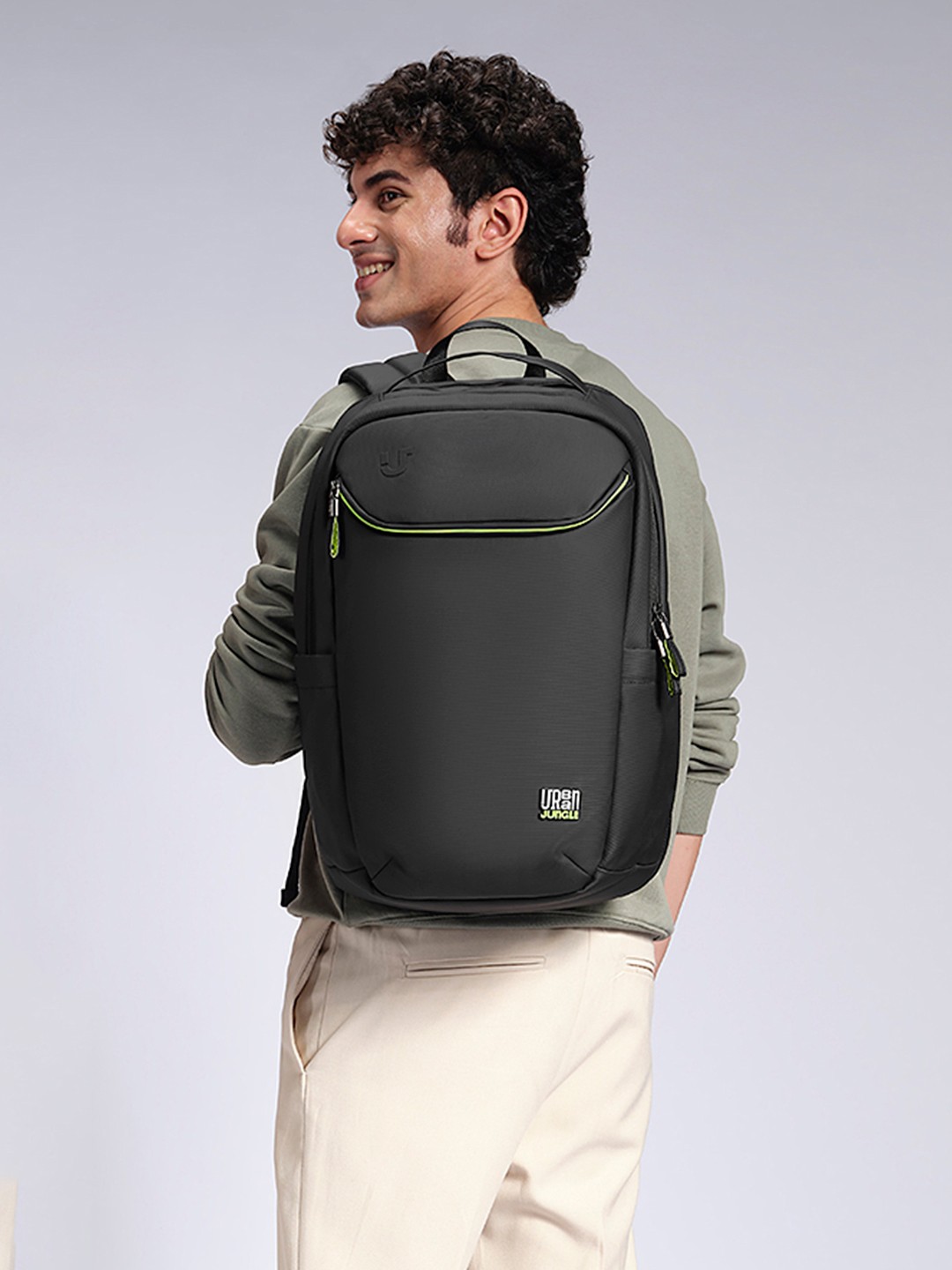 

Urban Jungle by Safari Unisex Padded Backpack Up to 16 inch, Black