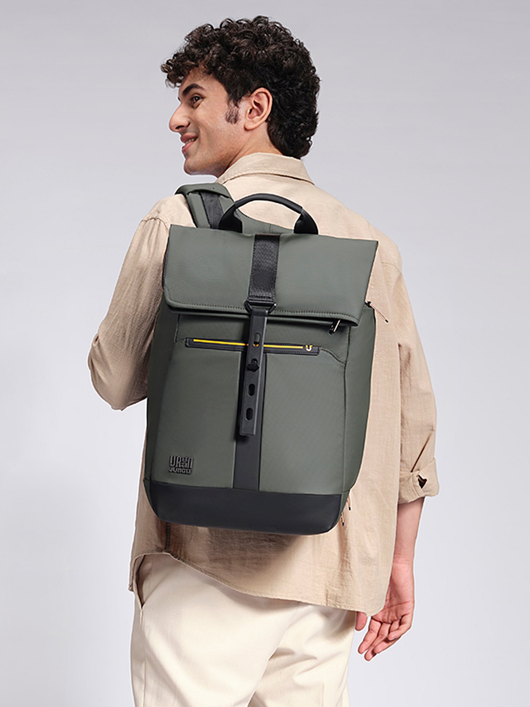 

Urban Jungle by Safari Unisex Water Resistant Laptop Backpack Up to 16 Inch, Olive