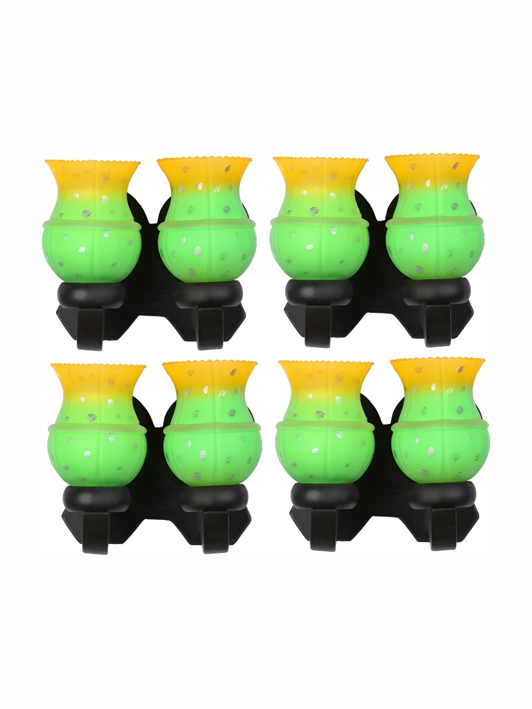 

1ST TIME Green & Black 4 Pieces Glass Contemporary Wall Lamp
