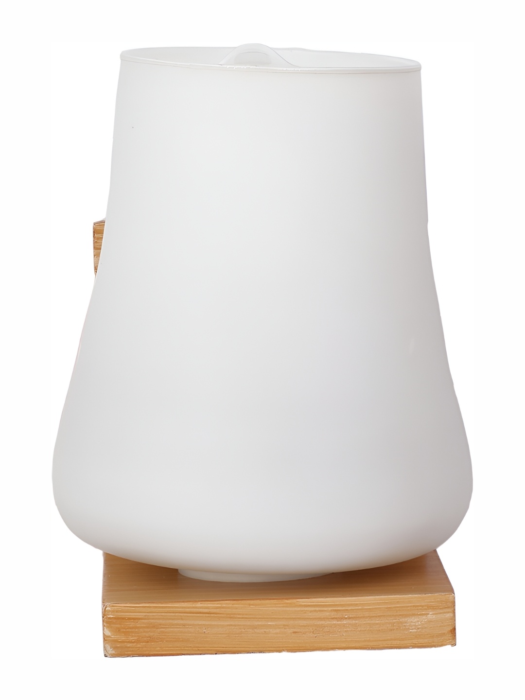 

1ST TIME White & Tan Glass Contemporary Frustum Shaped Wall Lamp