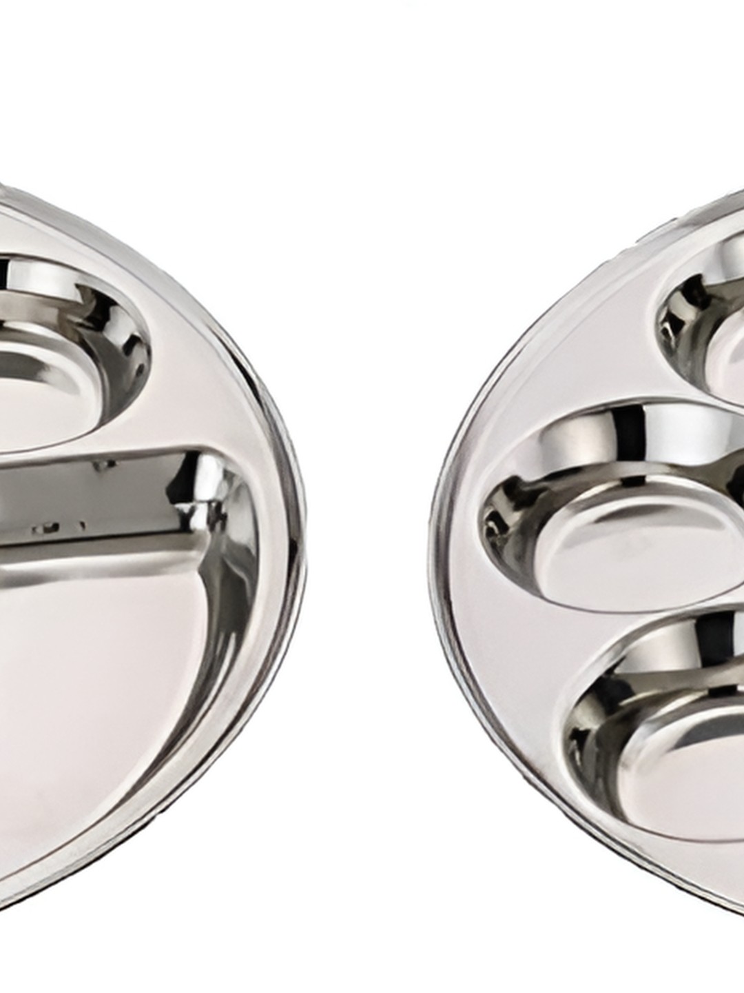 

Expresso 2 Pieces Stainless Steel Thali Plates