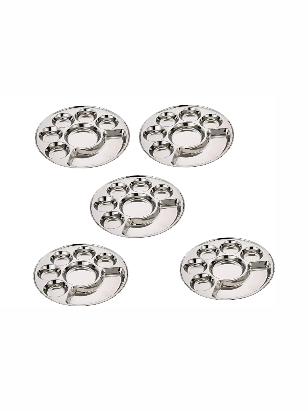 

Expresso 5 Pieces Stainless Steel Thali Plates