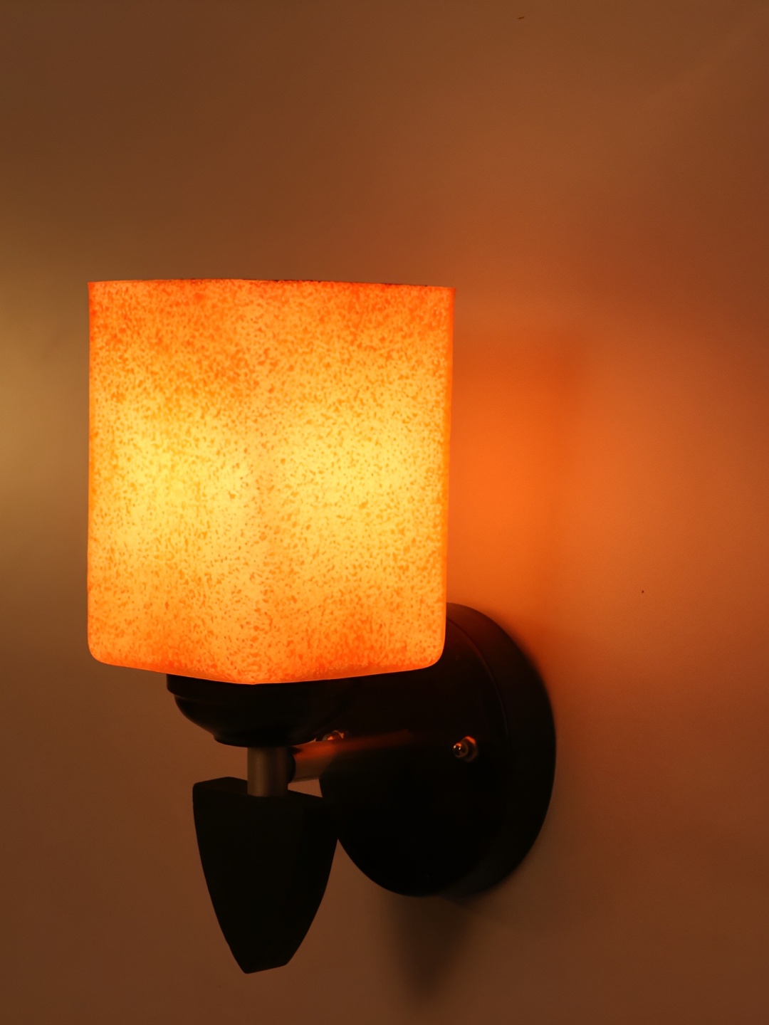 

1ST TIME Orange Glass Traditional Rectangle Shaped Wall Lamp