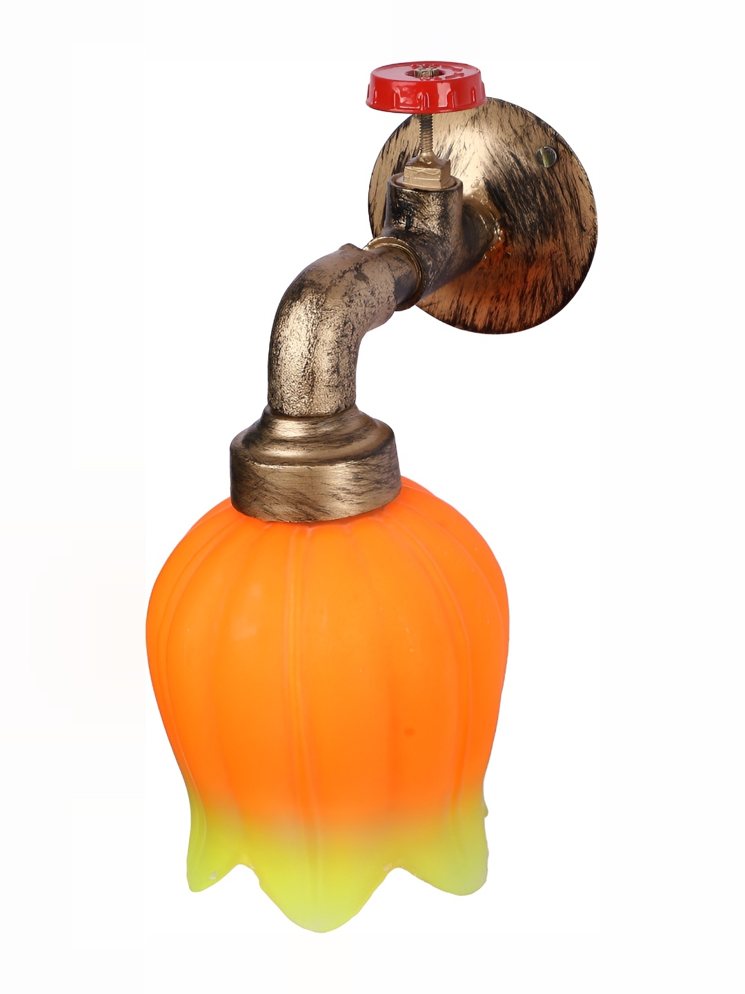 

1ST TIME Orange & Yellow Glass Rectangle Shaped Wall Lamp