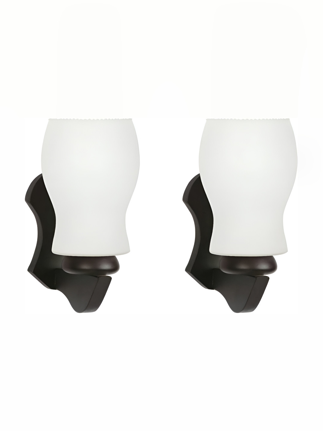 

1ST TIME White 2 Pieces Glass Traditional Wall Lamps