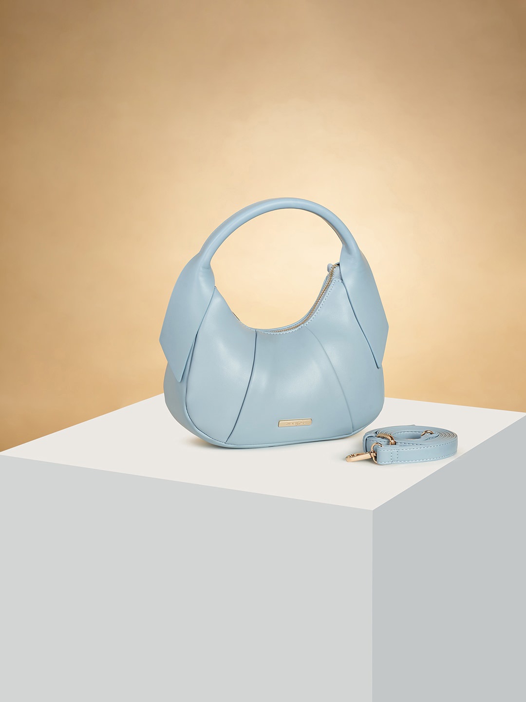 

Forever Glam by Pantaloons Structured Hobo Bag, Blue