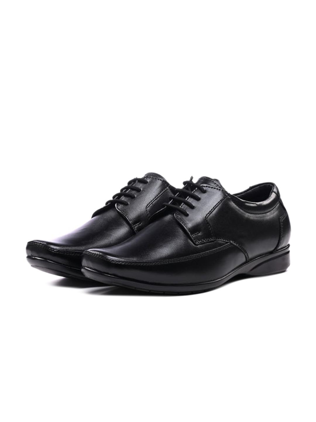 

ITALIAN ELEGANZA Men Leather Oxfords Shoes, Black