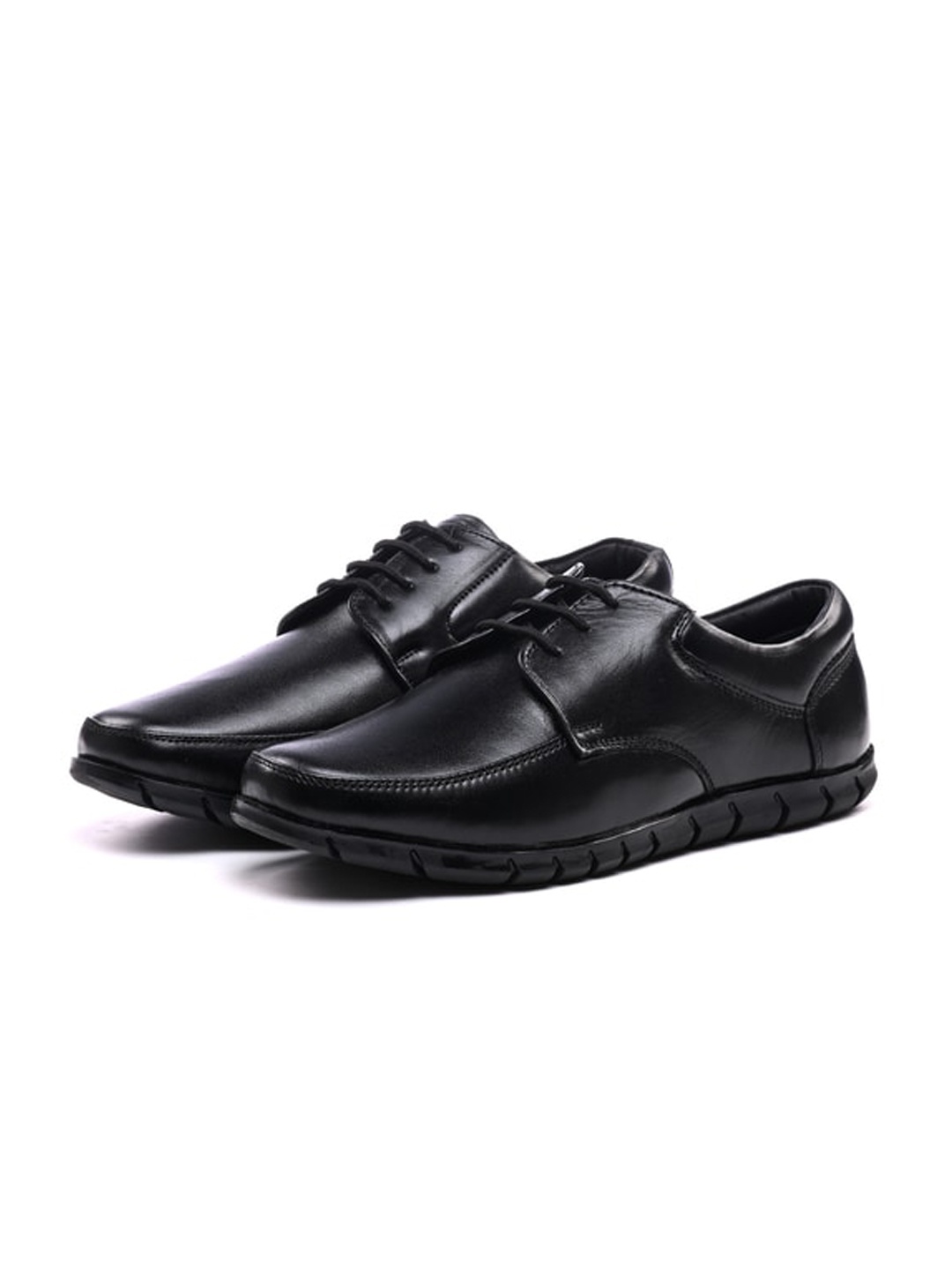 

ITALIAN ELEGANZA Men Leather Formal Oxfords, Black