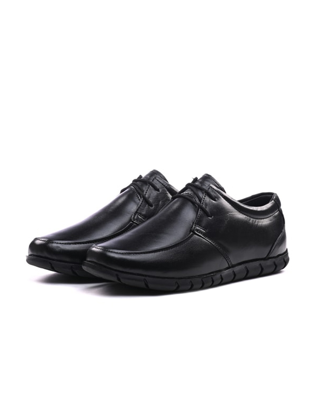 

ITALIAN ELEGANZA Men Leather Oxfords Shoes, Black
