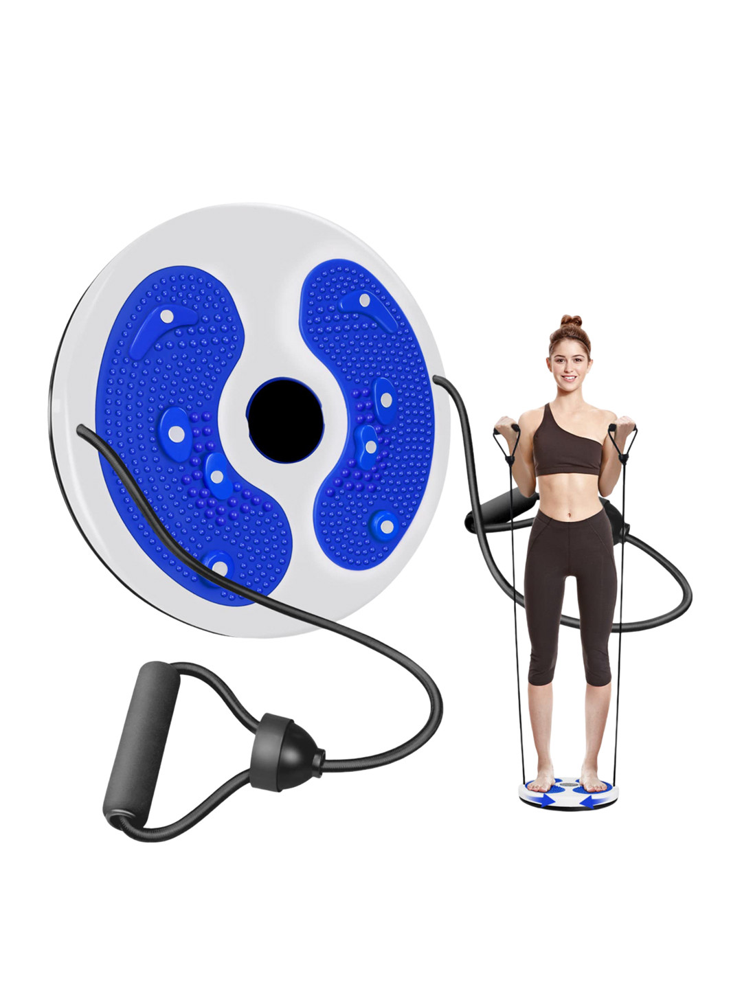 

ZEVORA Waist Slimming Balance Rotating Disc, Blue