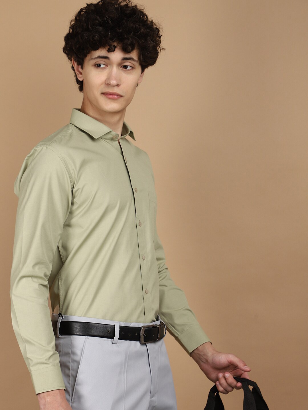 

V-Mart Long Sleeves Formal Shirt, Khaki