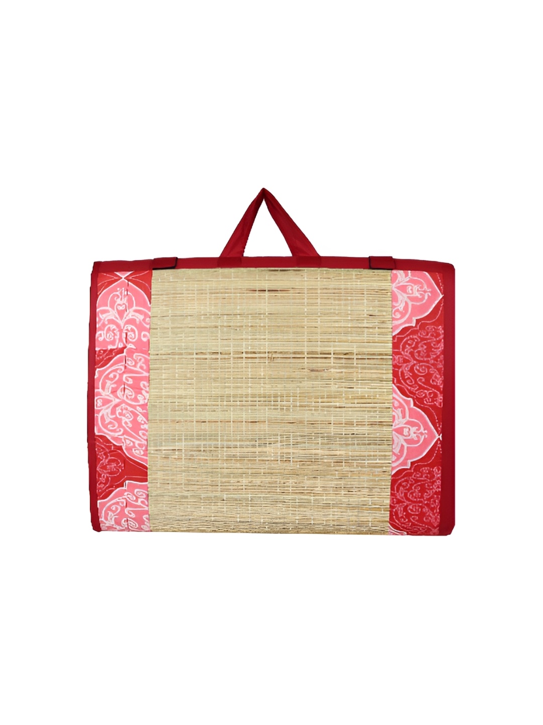 

KALA DARSHAN CRAFTS BAZAR Maroon Foldable Korai Grass Carpet