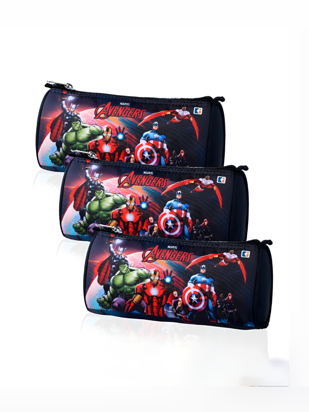 

Kuber Industries Black & Red 3 Pieces Water Resistant Multi-Utility Organisers