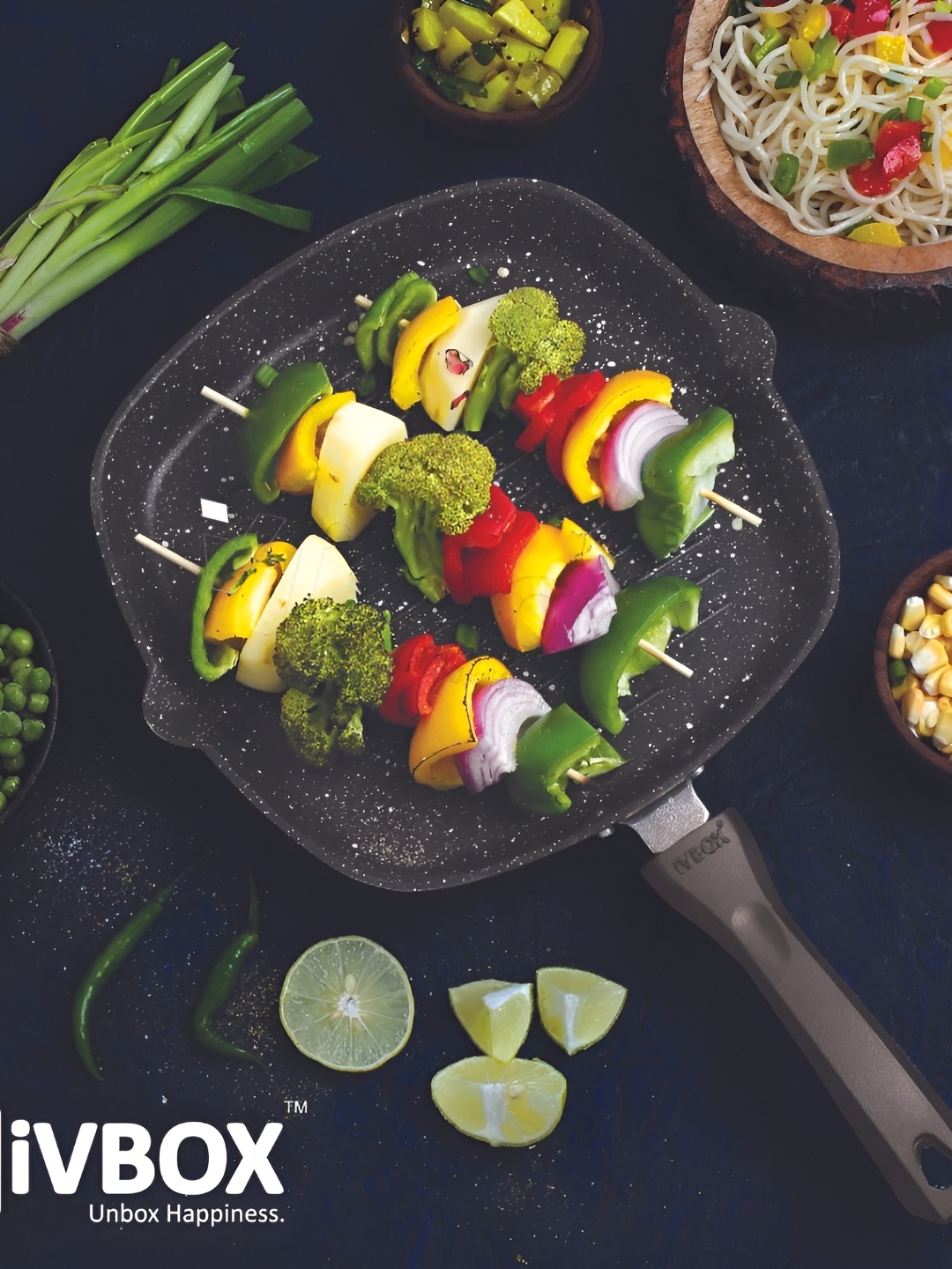 

iVBOX Black Max-Eco Non Stick Grill Pan