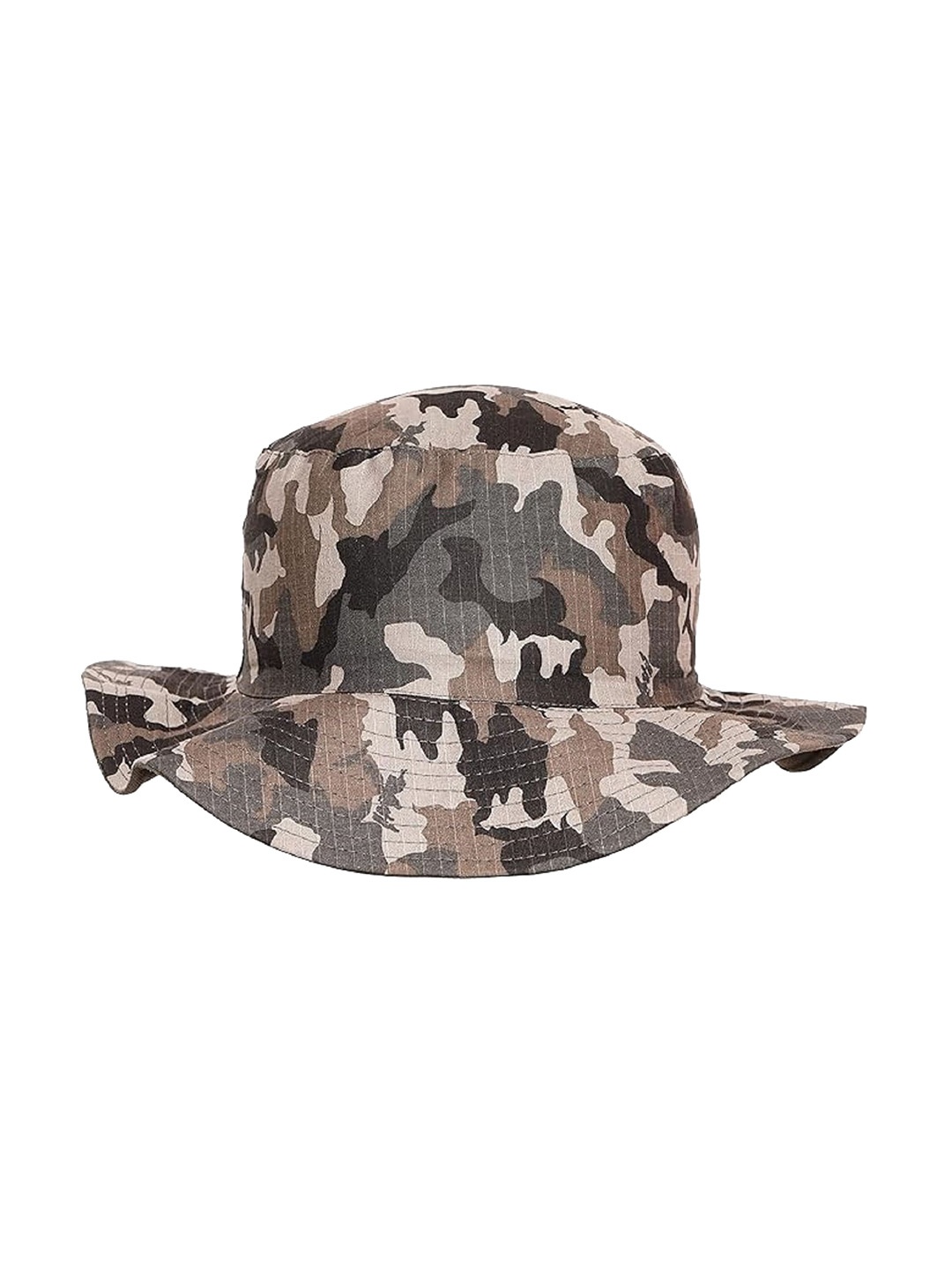 

Zacharias Unisex Camouflage Printed Cotton Sun Hat, Grey