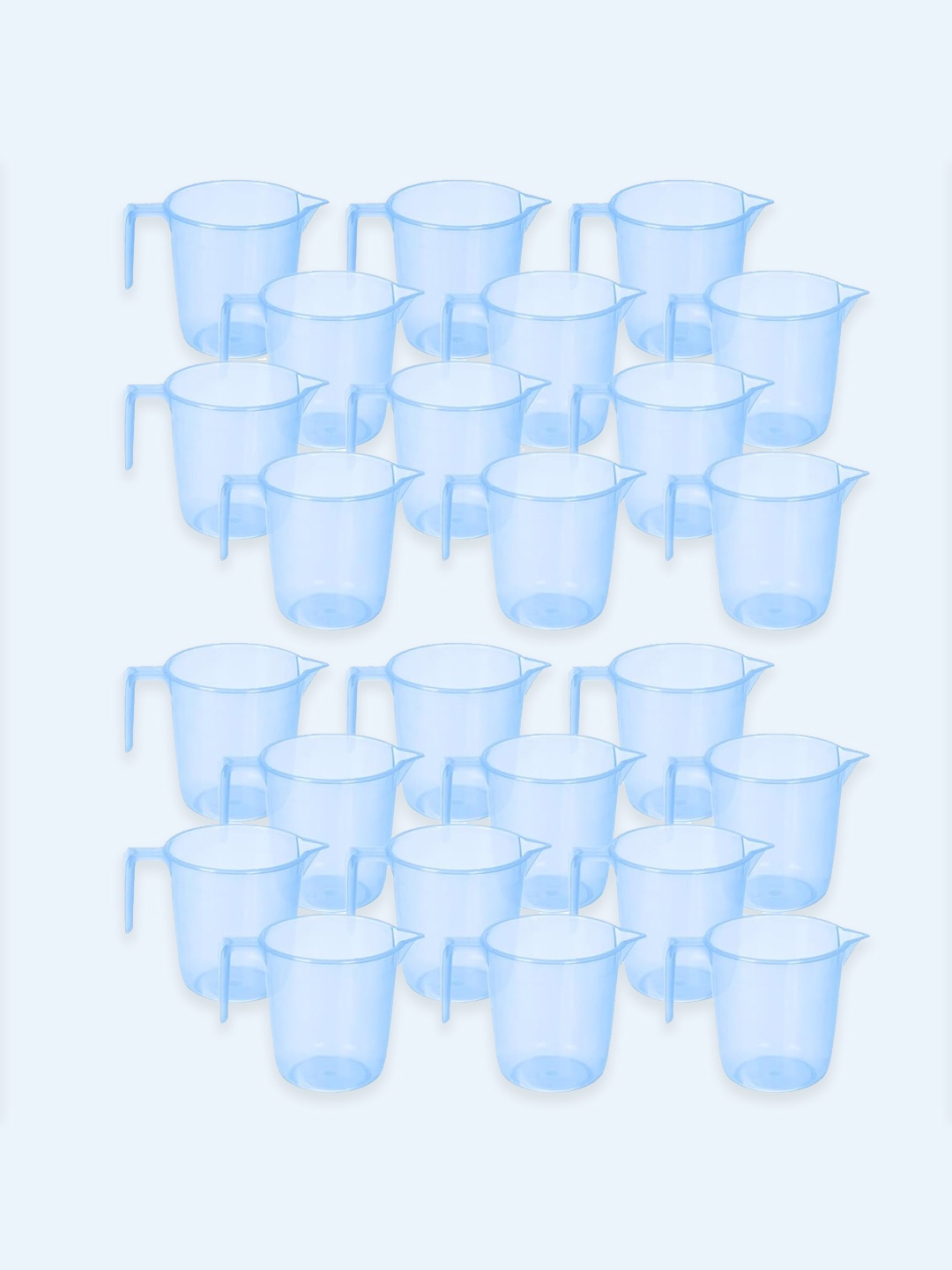 

Kuber Industries Blue 24 Pieces Bath Mugs 1.1L each