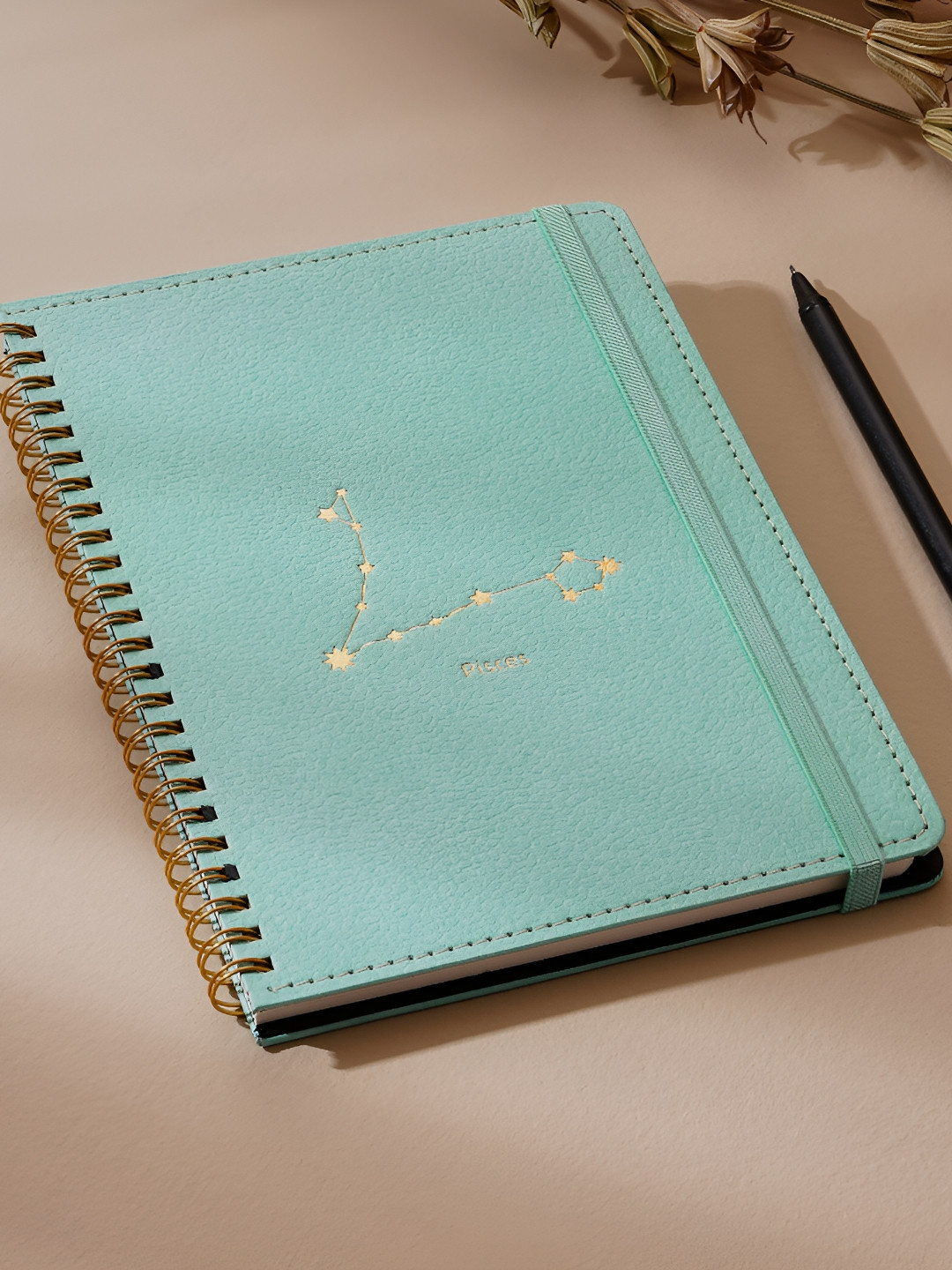 

Home Centre Corsica Zodiac Pisces A5 Notebook, Green