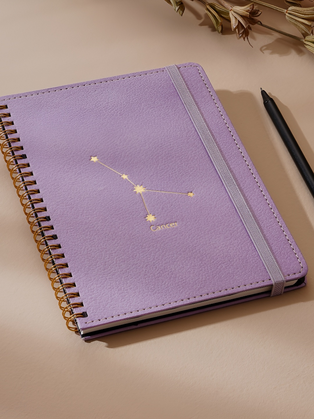 

Home Centre Corsica Zodiac Cancer A5 Notebook, Purple