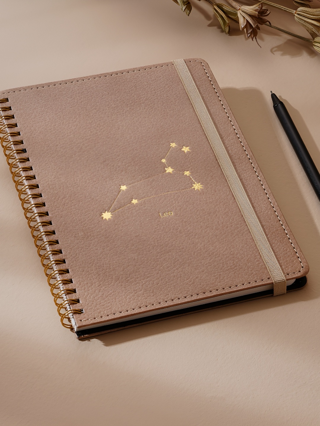

Home Centre Corsica Zodiac Leo A5 Notebook, Beige