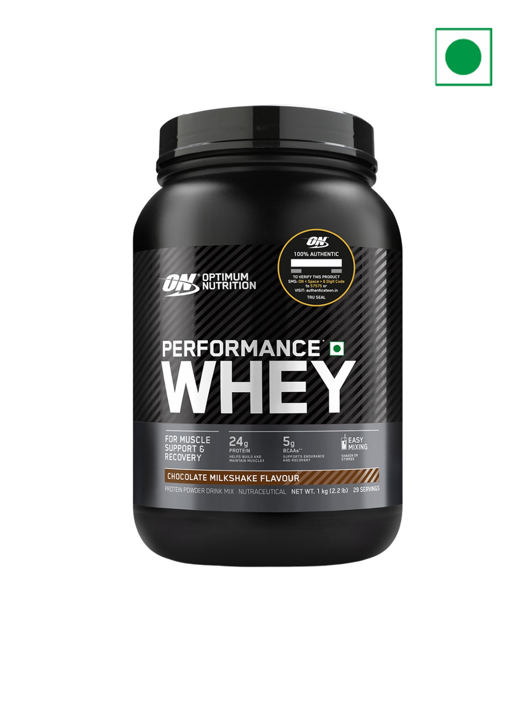 

Optimum Nutrition Performance Whey Protein Powder 1Kg, Black