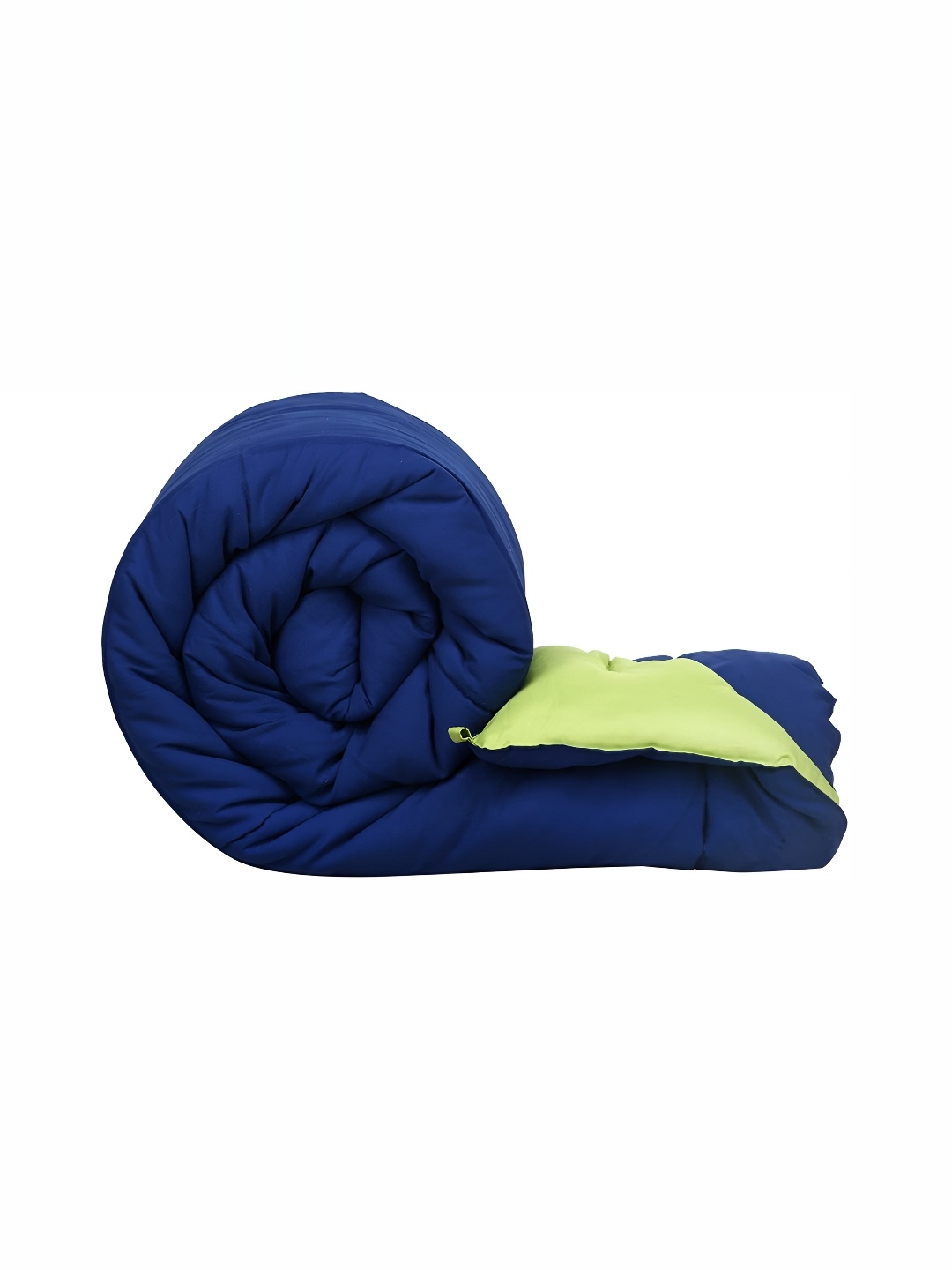 

RF RELAXFEEL Blue & Green Geometric Heavy Winter Double Bed Comforter