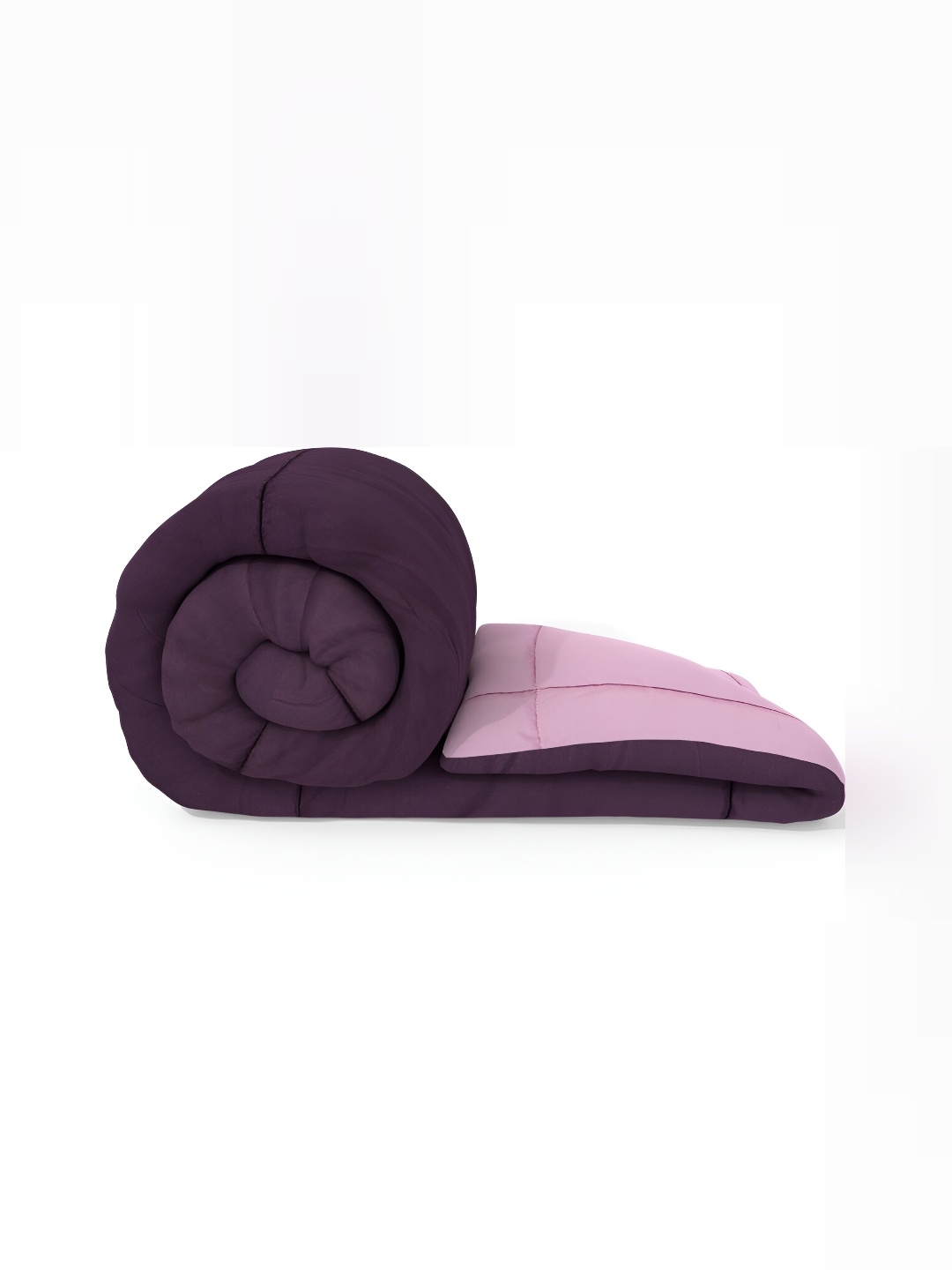 

RF RELAXFEEL Purple & Pink Geometric Heavy Winter 233 GSM Single Bed Quilt