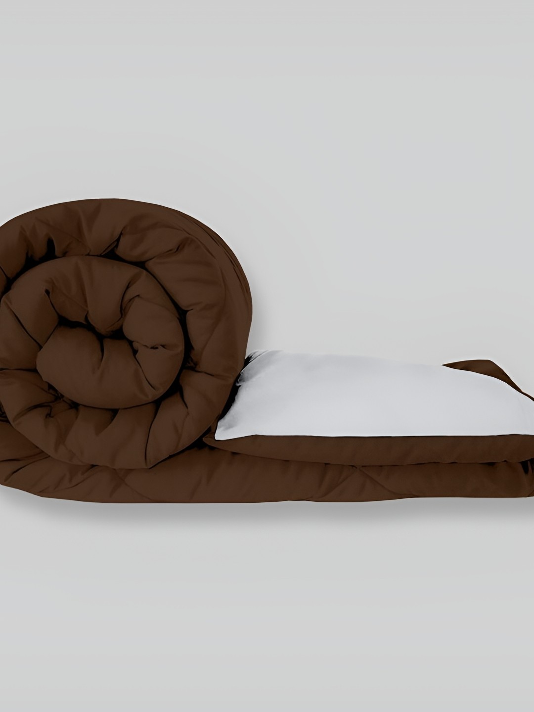 

RF RELAXFEEL Brown & Grey Geometric Heavy Winter Single Bed Quilt