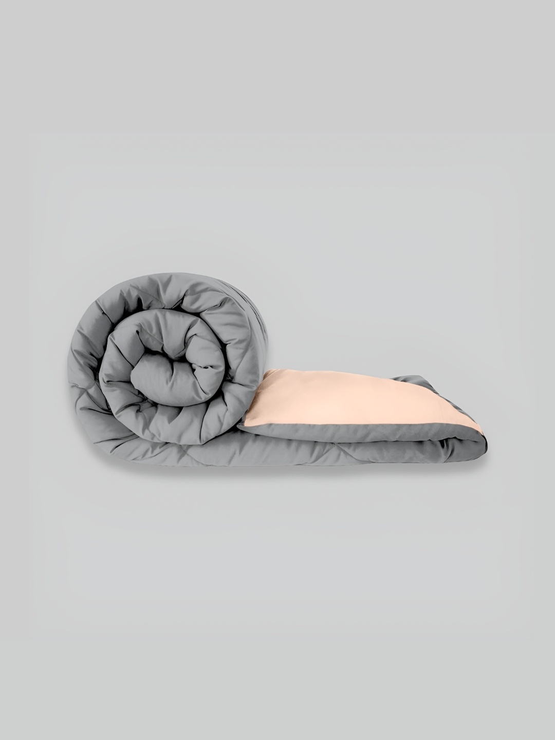 

RF RELAXFEEL Beige & Grey Geometric Heavy Winter 233 GSM Single Bed Quilt