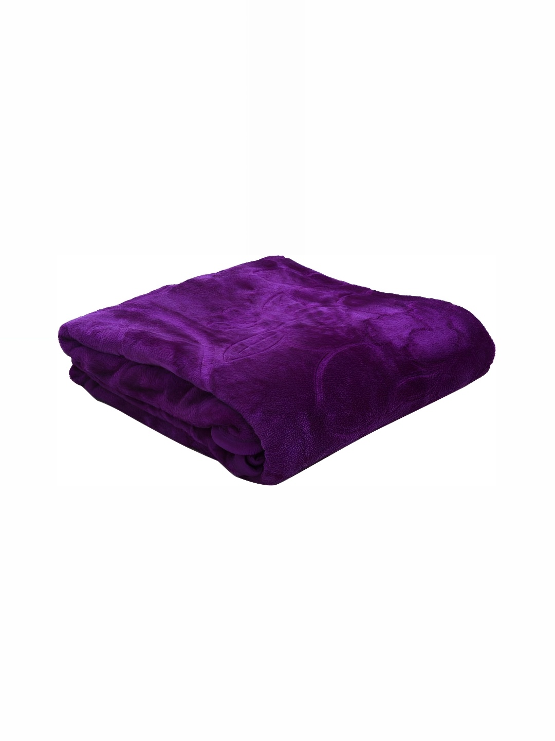 

RF RELAXFEEL Purple Ethnic Motifs Heavy Winter 400 GSM Single Bed Blanket