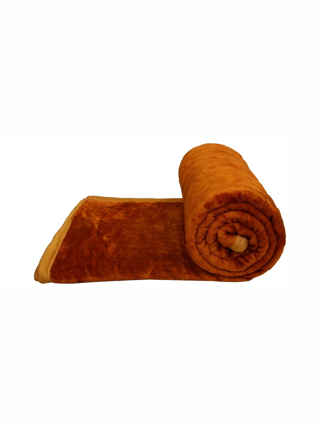 RF RELAXFEEL Gold-Toned Floral Heavy Winter 233 GSM Single Bed Blanket