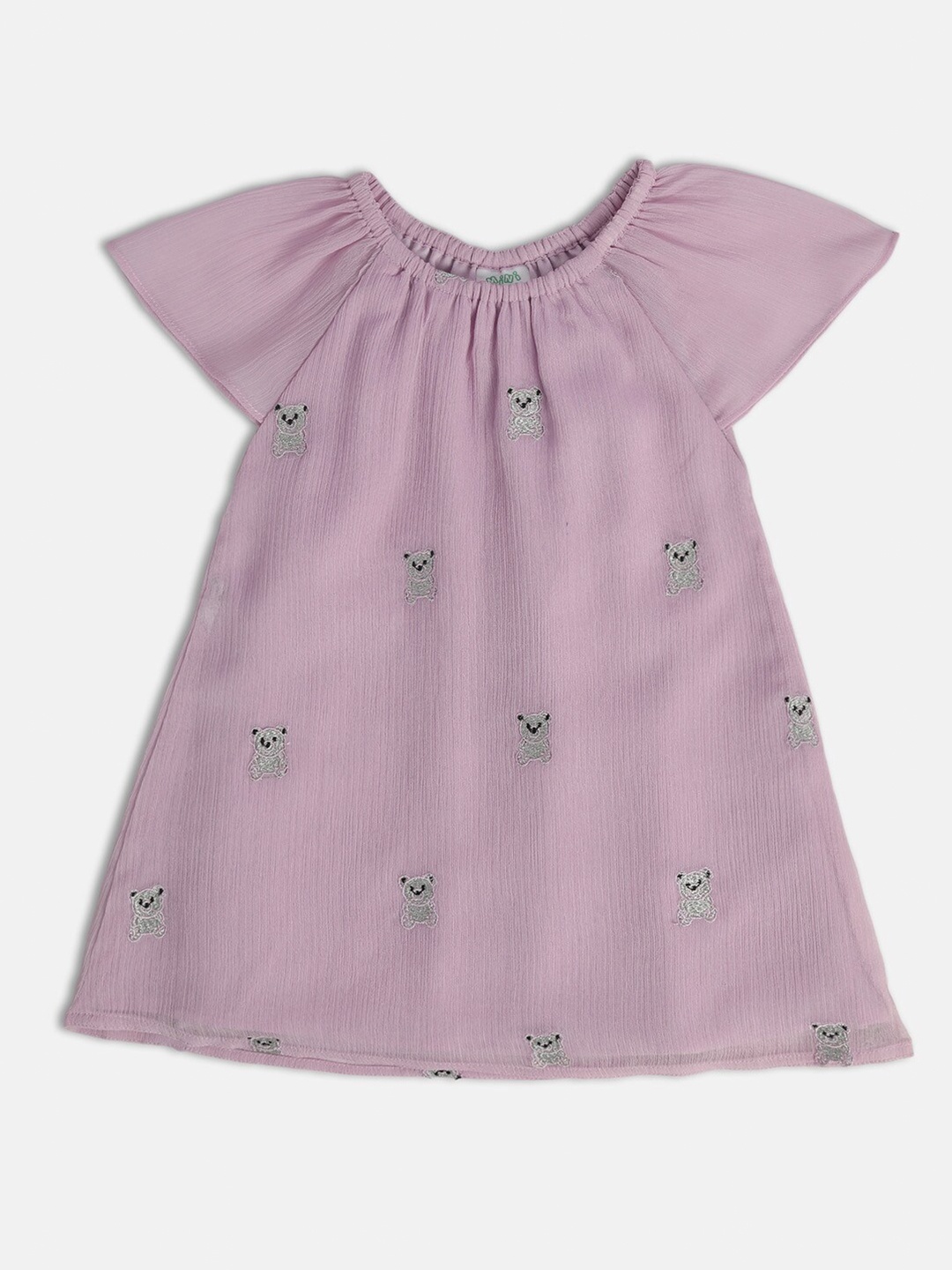 

MINI KLUB Infant Girls Embroidered A-Line Dress, Lavender