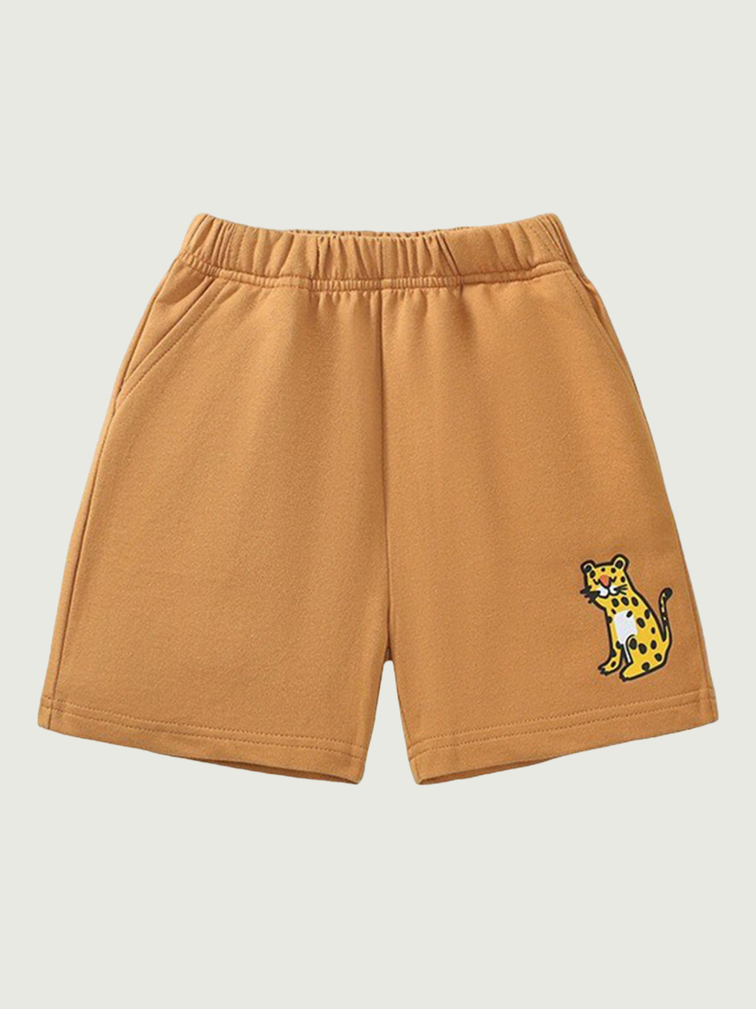 

StyleCast x Revolte Brown Boys Loose Fit Cotton Regular Shorts