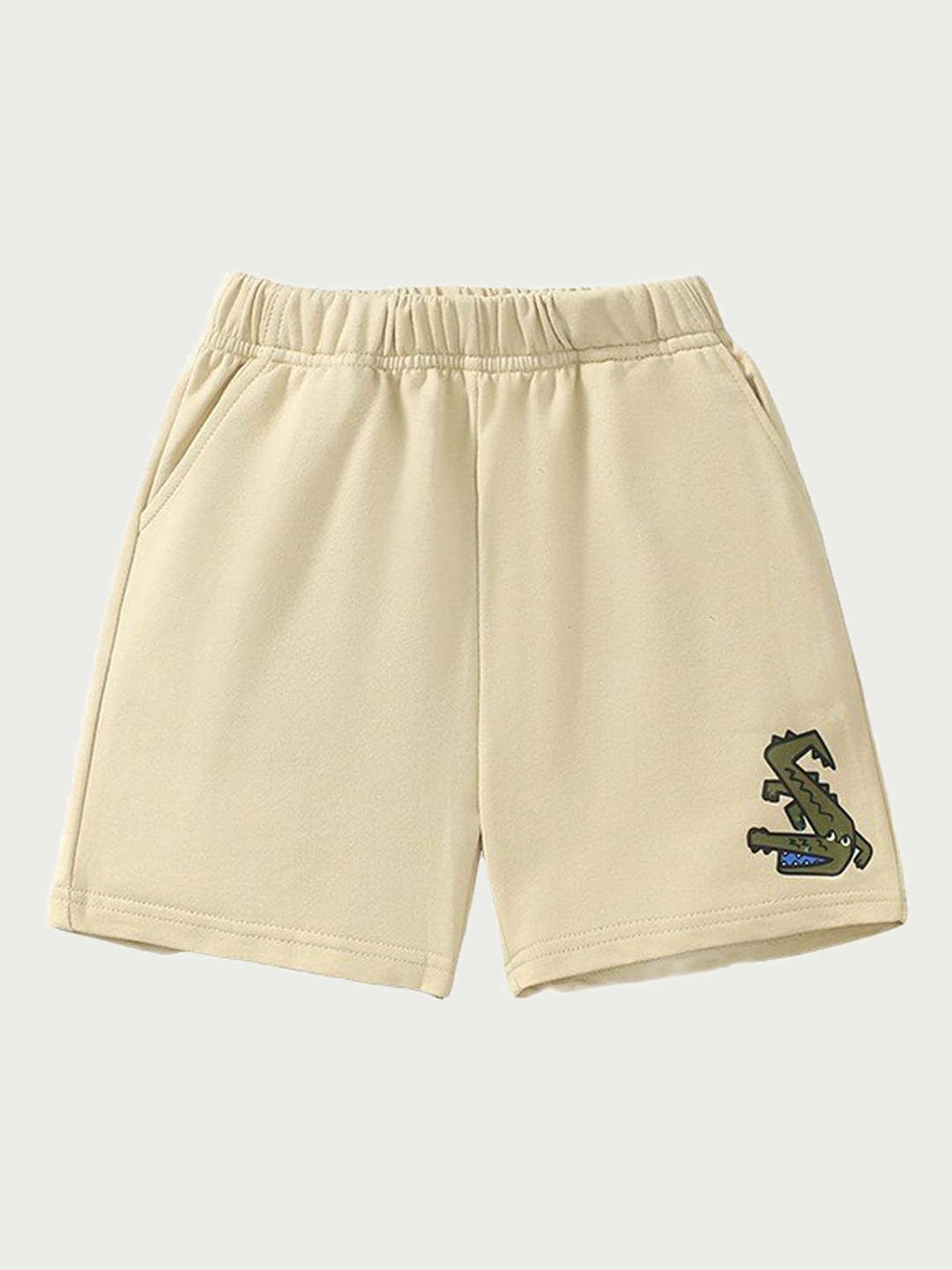 

StyleCast x Revolte Boys Beige Loose Fit Cotton Regular Shorts