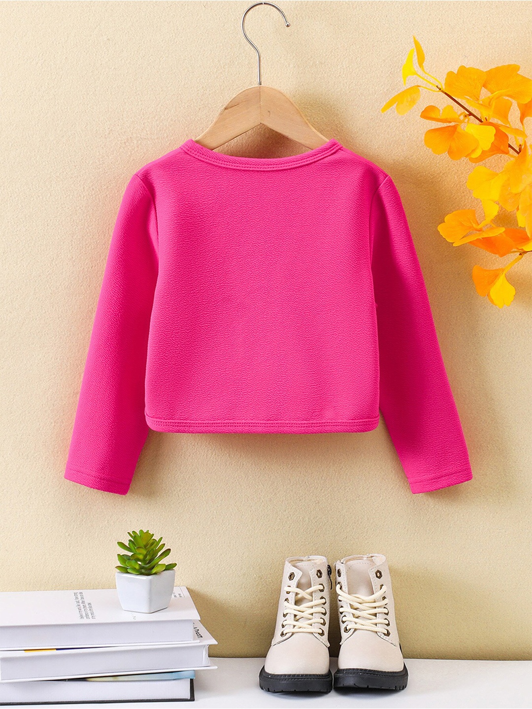 

StyleCast x Revolte Girls Long Sleeves Cotton Top, Pink