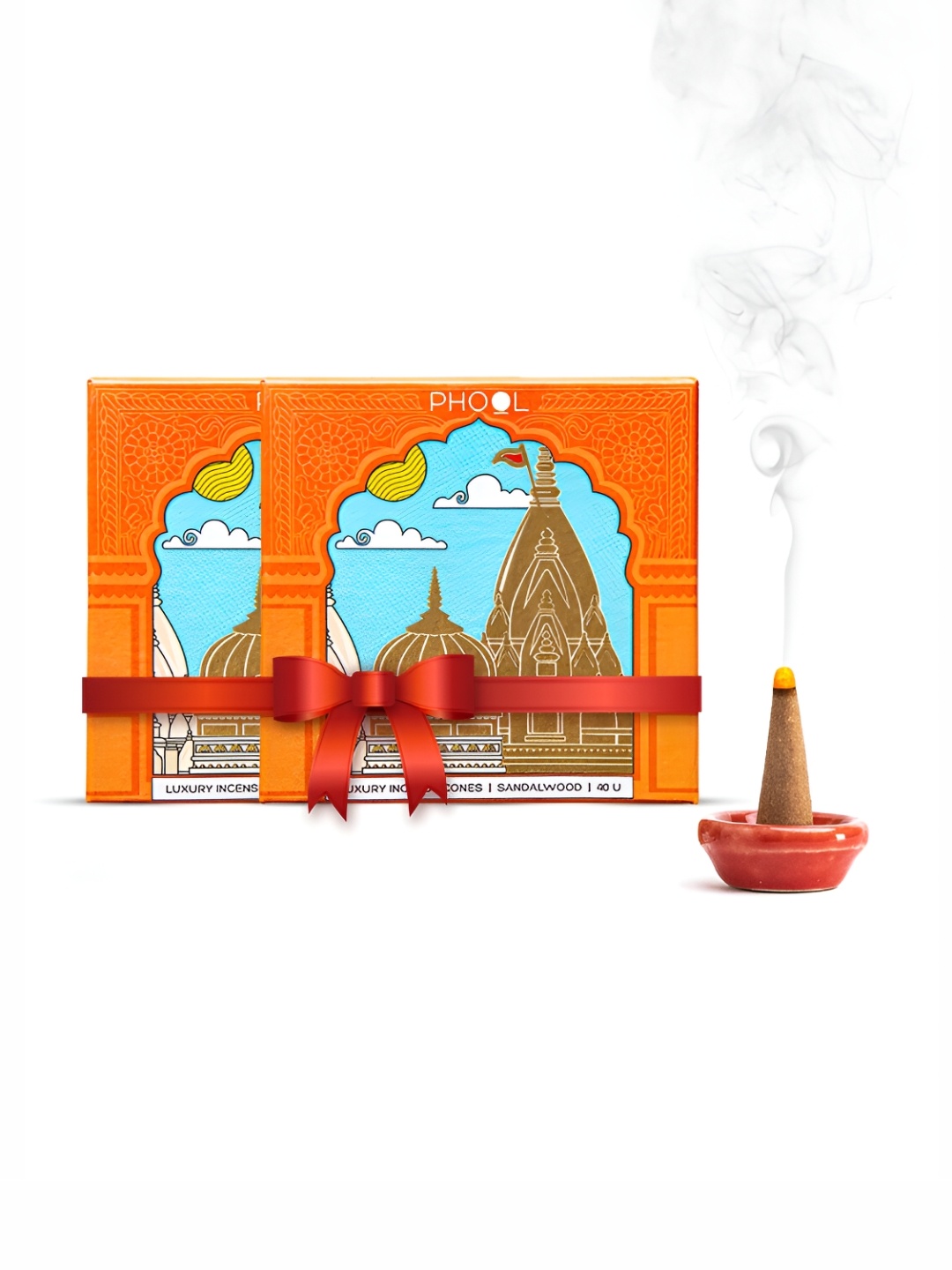 

Phool Red 2 Sandalwood Incense Cones