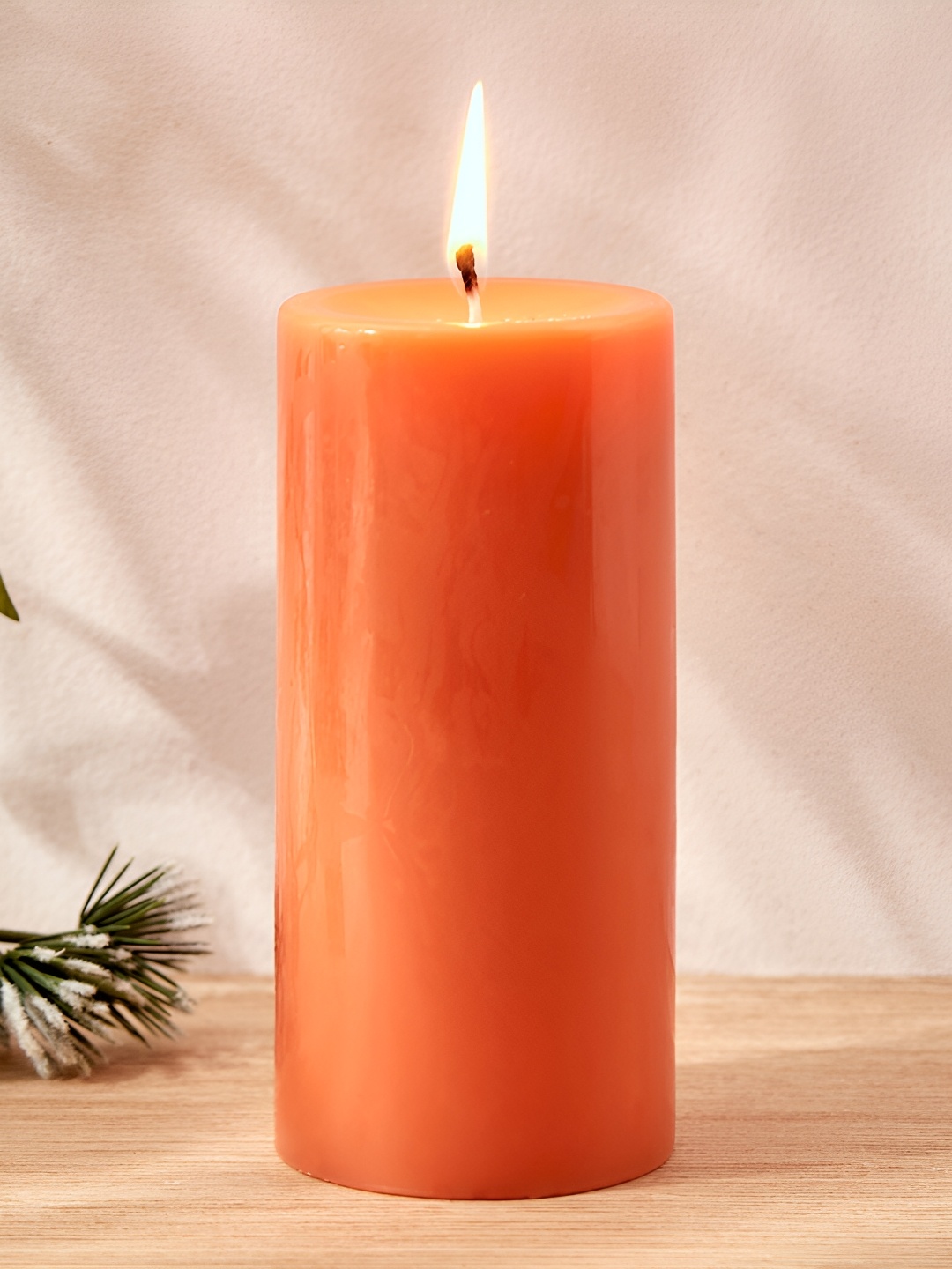 

Home Centre Orange Refresh Mandarin Scented Pillar Candle