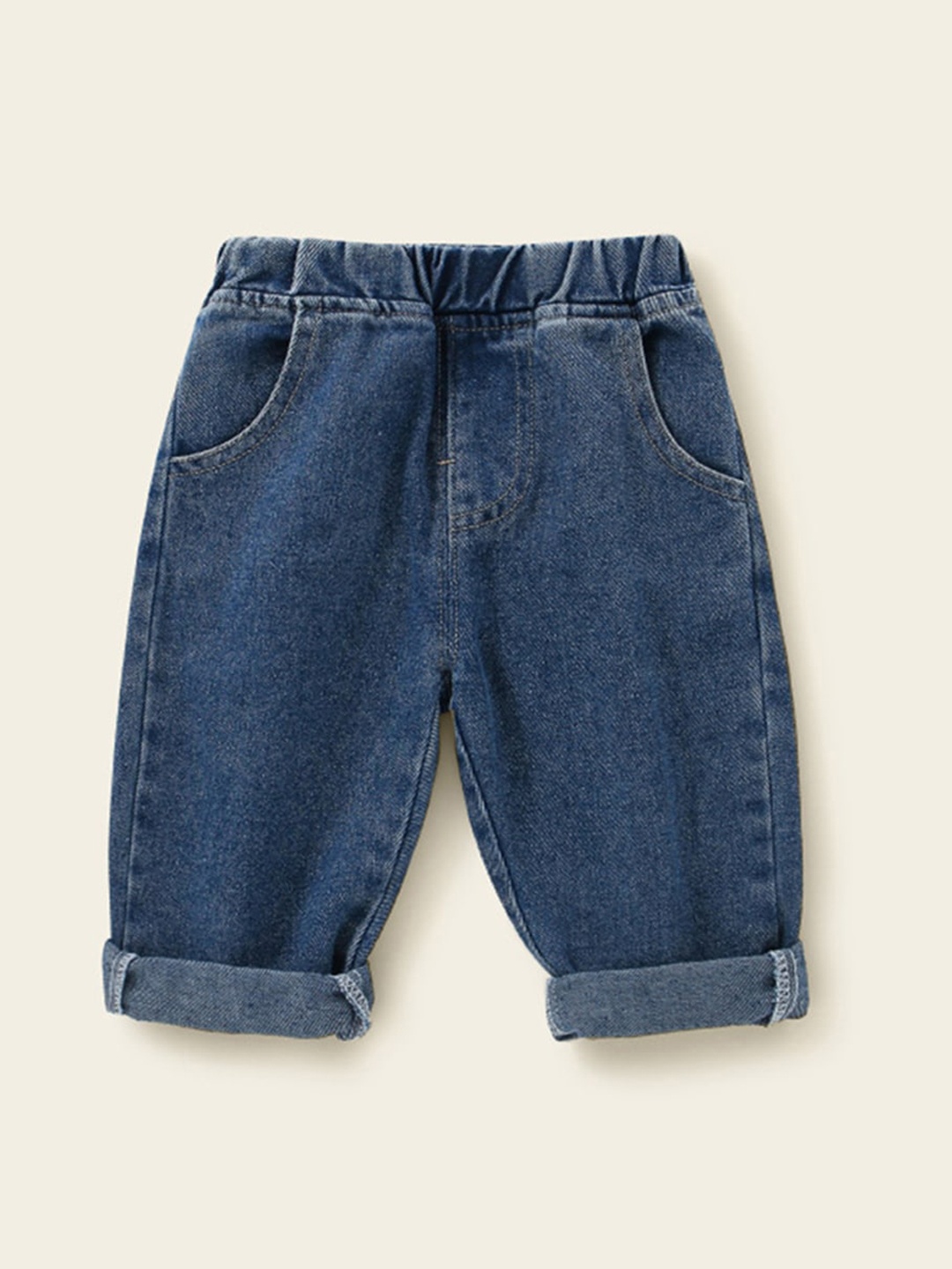 

INCLUD Boys Clean Look Cotton Jeans, Blue