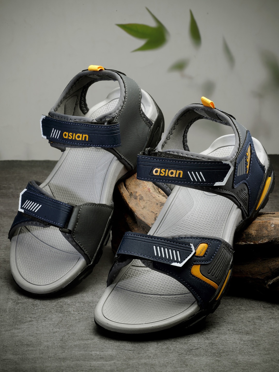 

ASIAN Men Sports Sandals, Navy blue